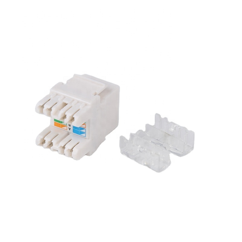 cat5e utp 180 องศาหมัดลง keystone jack ประเภทสั้น