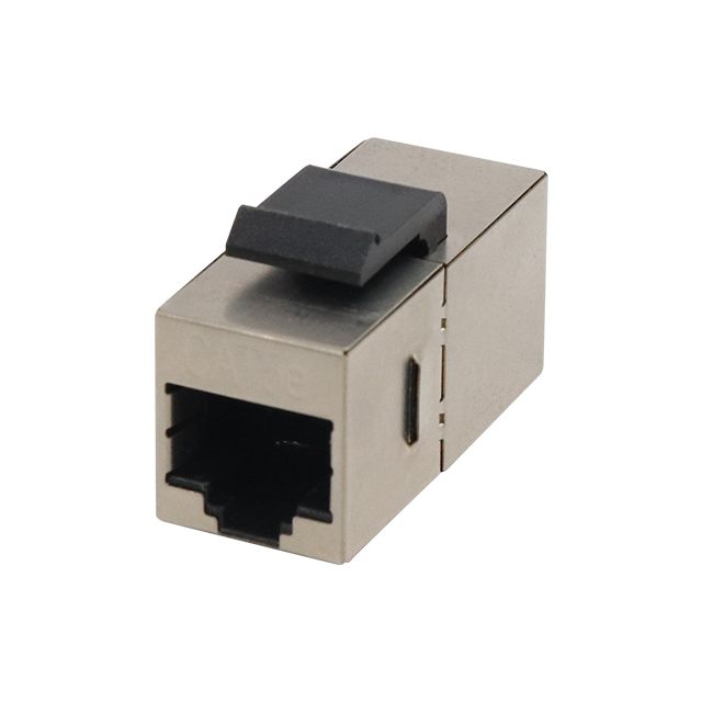 Cat5e ป้องกัน 180 องศา Keystone Jack Inline Coupler