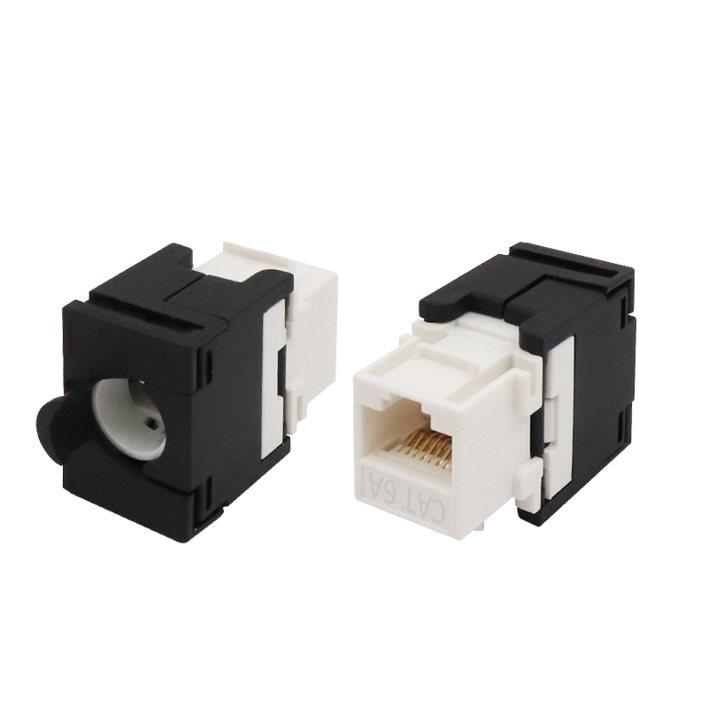 cat6a utp 180 องศา Toolless Keystone Jack