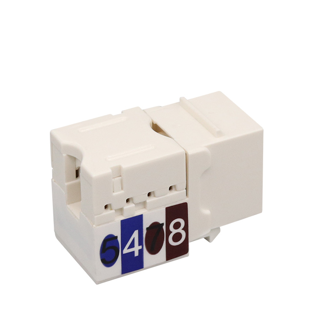 cat6 ไม่ได้รับการปกป้อง 90 องศาหมัดลง Keystone Jack