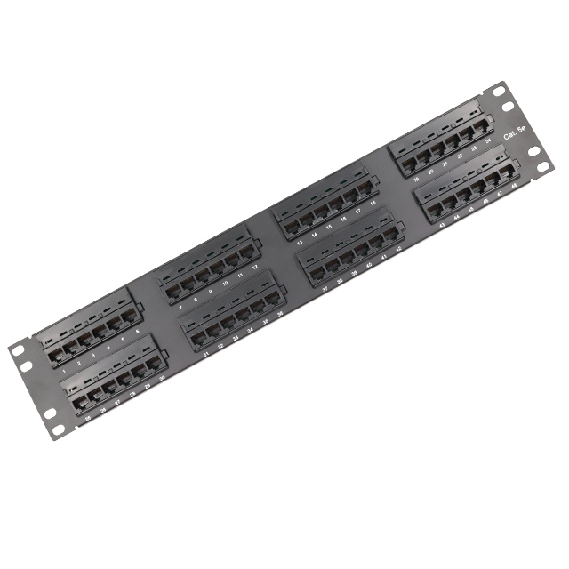 19''2U 48 PORT CAT5E UTP Punch Down Patch